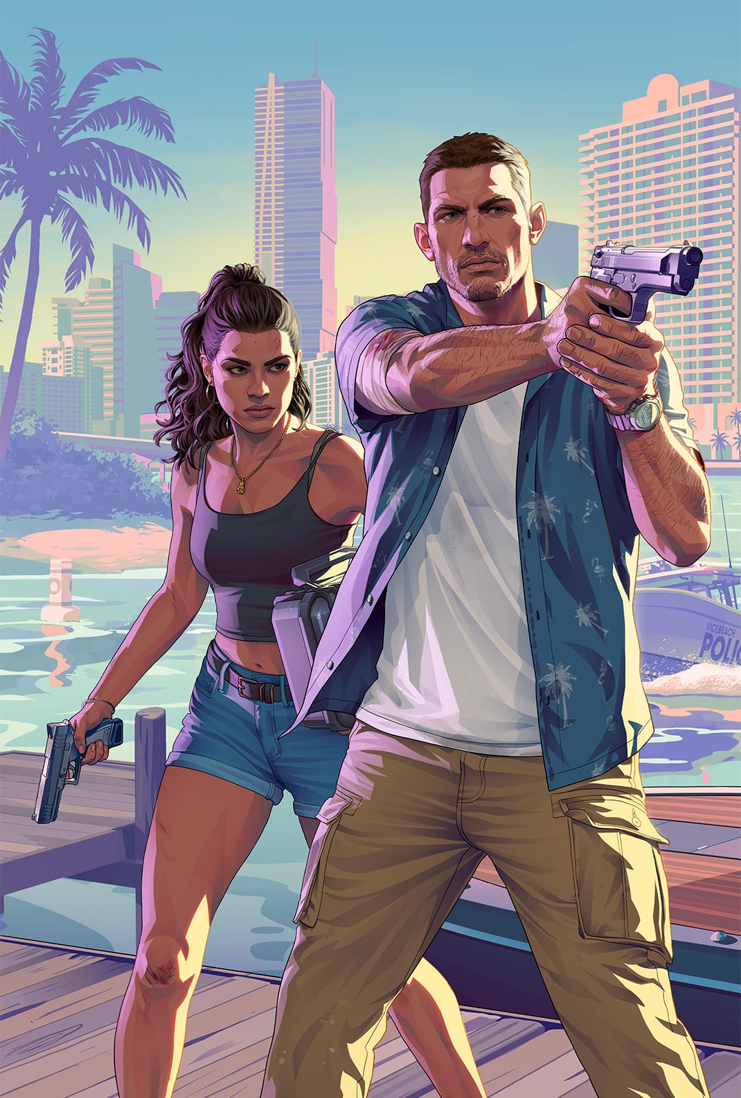 Official Rockstar Games poster frame for Trailer 2.