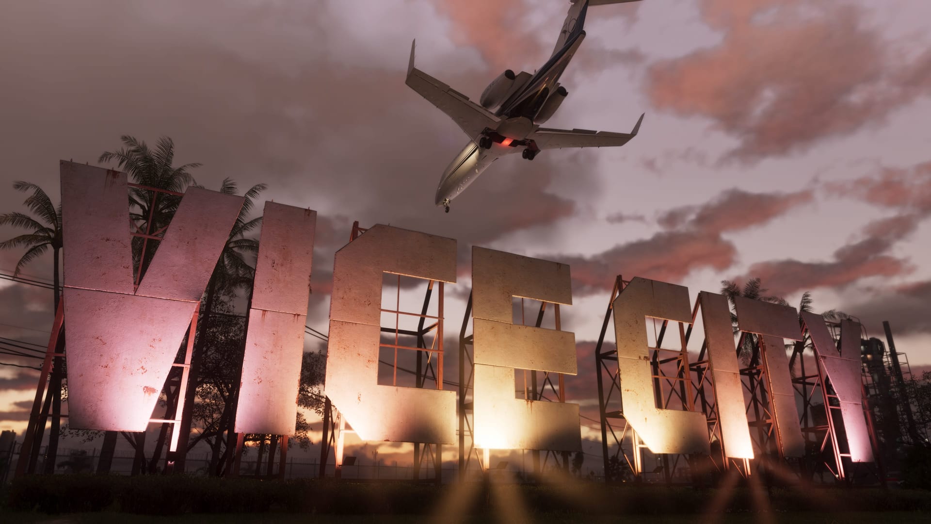 Official Rockstar Games image of Vice City.